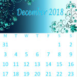 December 2018 Wall Calendar