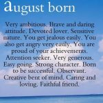 Born in August Quotes
