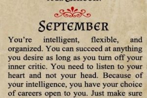 Born in September Quotes