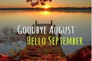 Goodbye August Month And Welcome September Images