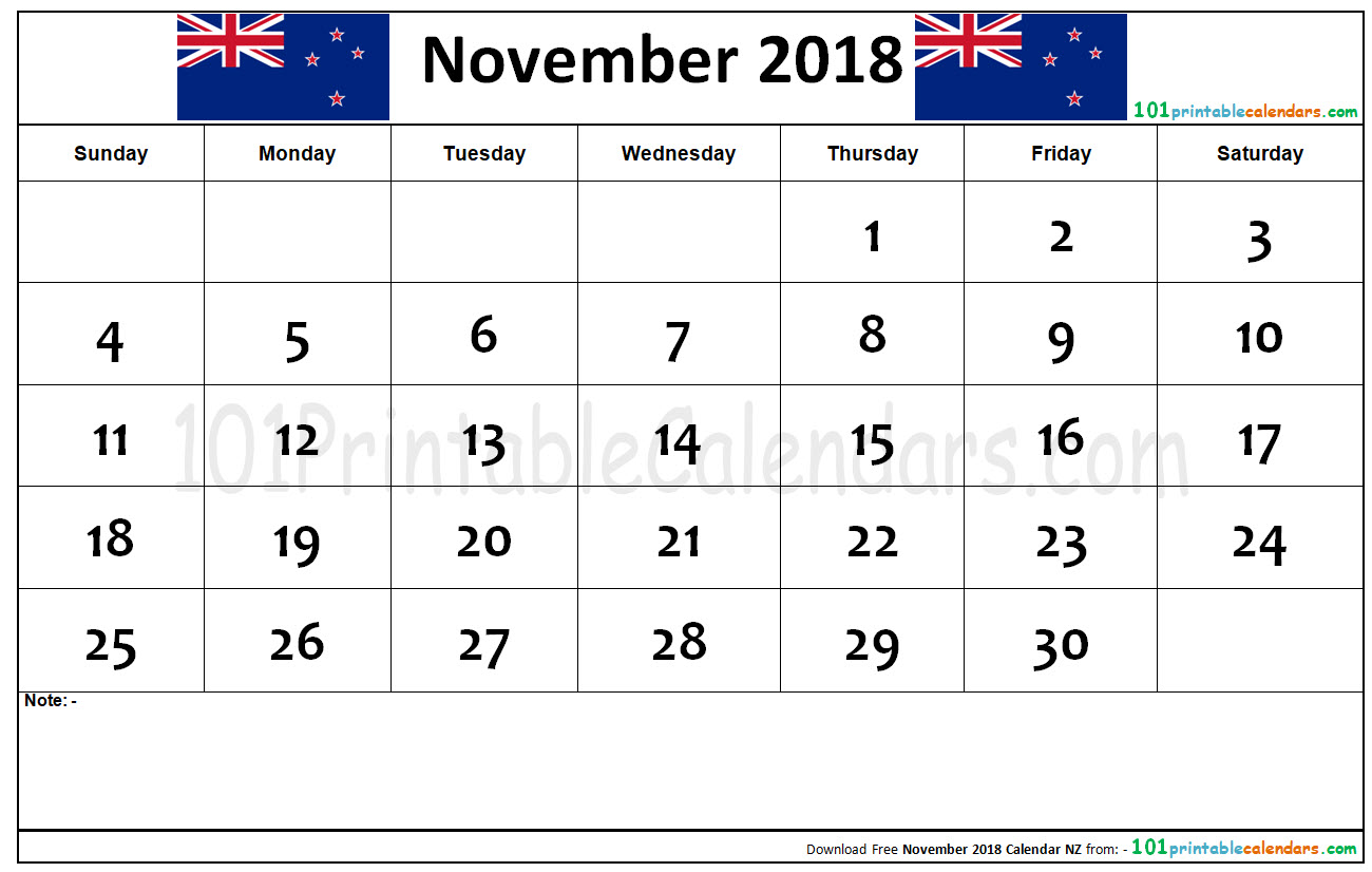 november-2018-calendar-nz