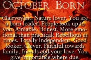October Born Quotes