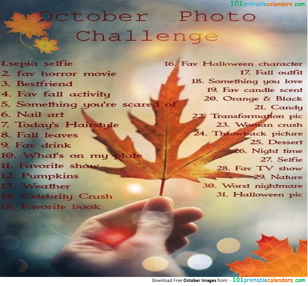 October Sayings