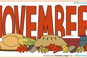 Month of November Pictures Photos Clipart