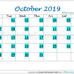 October 2019 Calendar Tumblr