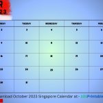 October 2023 Singapore Calendar